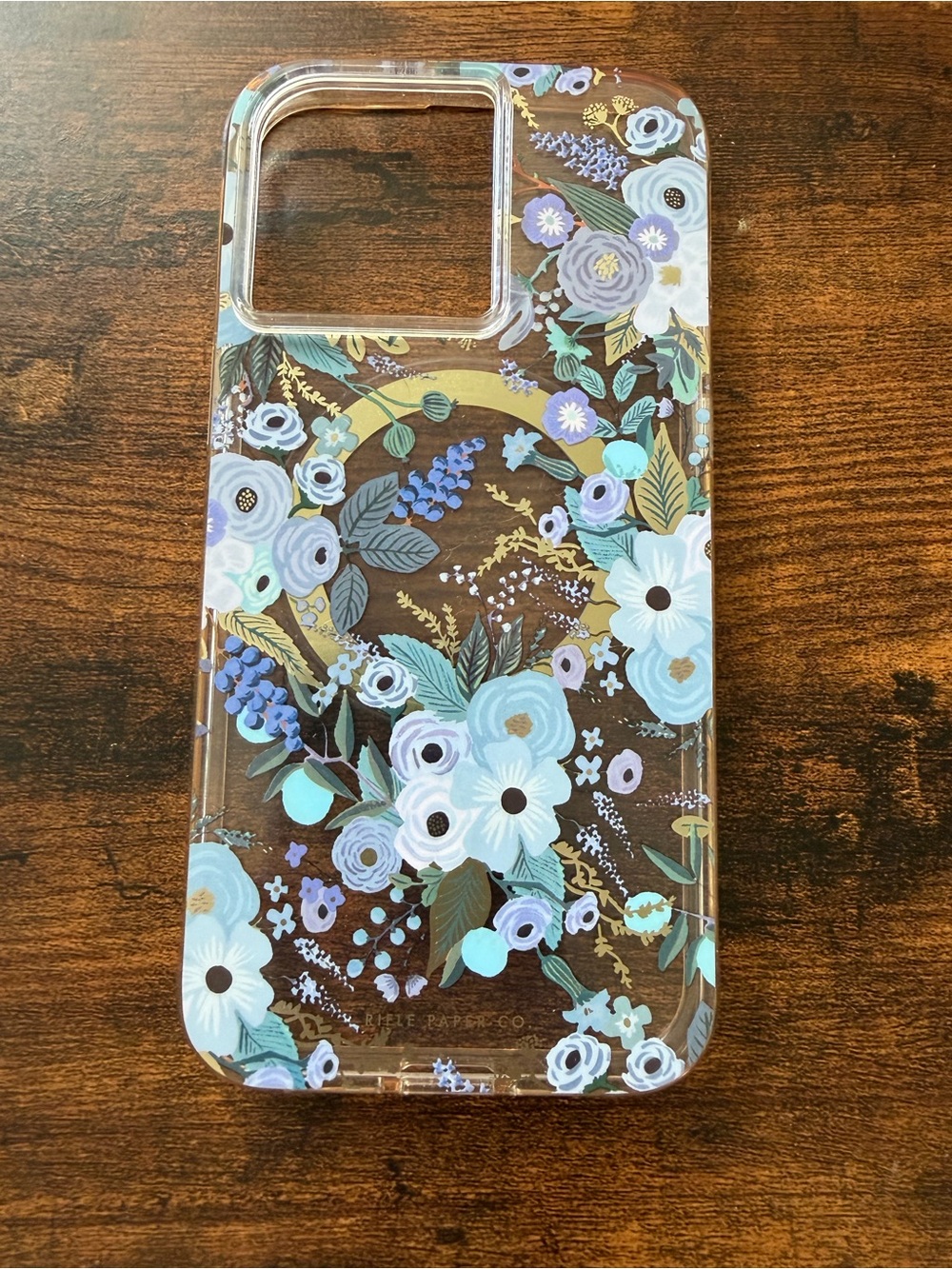 Rifle Paper Co Case Mate Garden Party Blue iPhone 15 Pro Max Case
